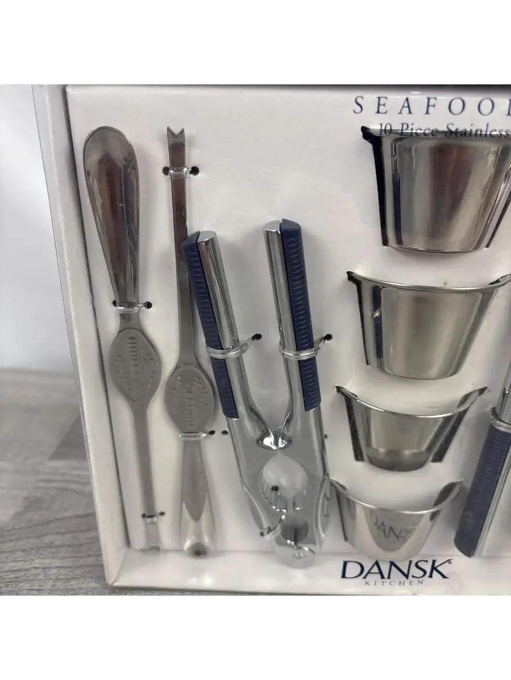 Dansk Seafood Set 10 Piece Stainless Steel Scandinavian Danish Design